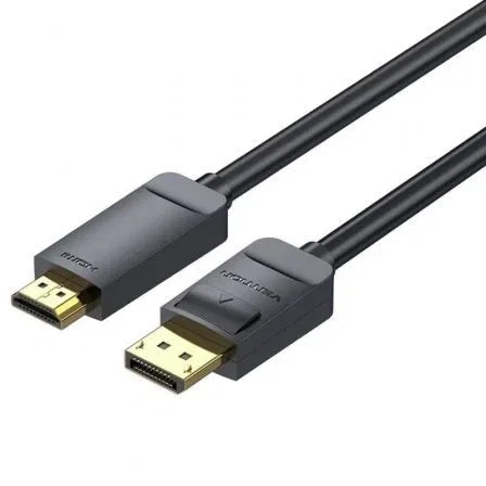 Vention HAGBG Cable Adaptador DisplayPort Macho a HDMI Macho 4K 1,5m Negro Vention HAGBG Cable Adaptador DisplayPort Macho a HDMI Macho 4K 1,5m Negro